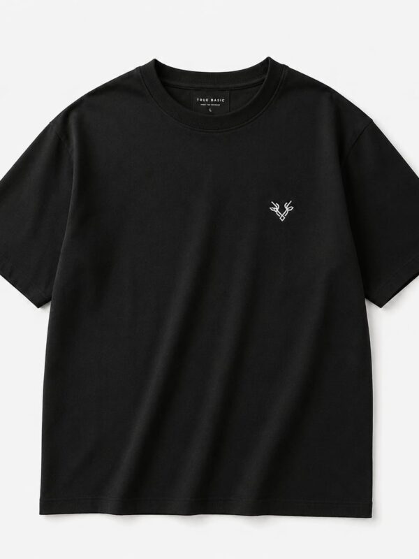 True Basic Oversized T-Shirt – Black